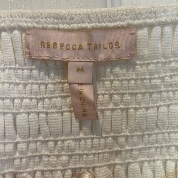 Rebecca Taylor smocked crop top - Picture 2 of 5